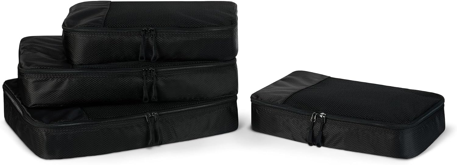 Amazon Essentials 4-Piece Packing Cube Set