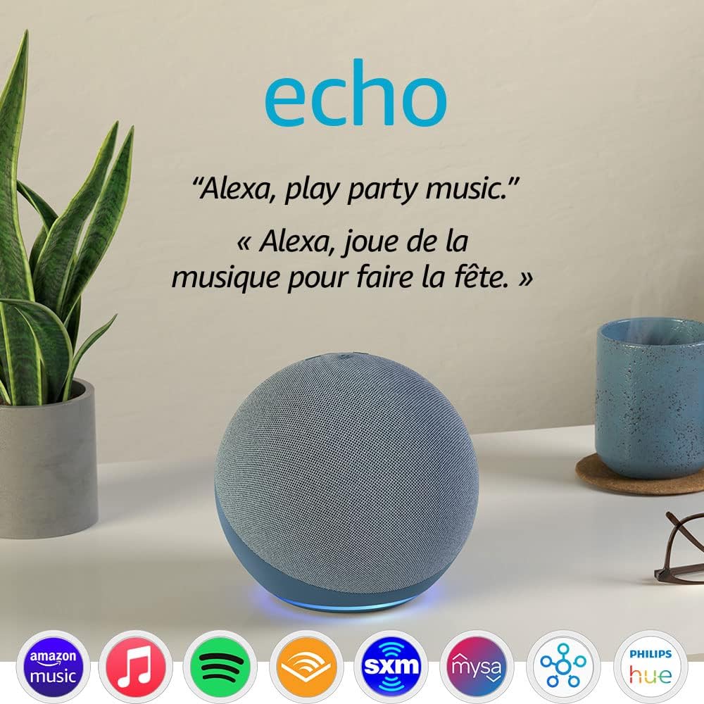 Amazon Echo (4th Generation) Smart Speaker with Alexa
