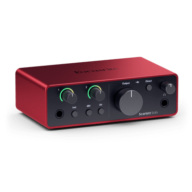 Focusrite Scarlett Solo 4th Gen USB Audio Interface