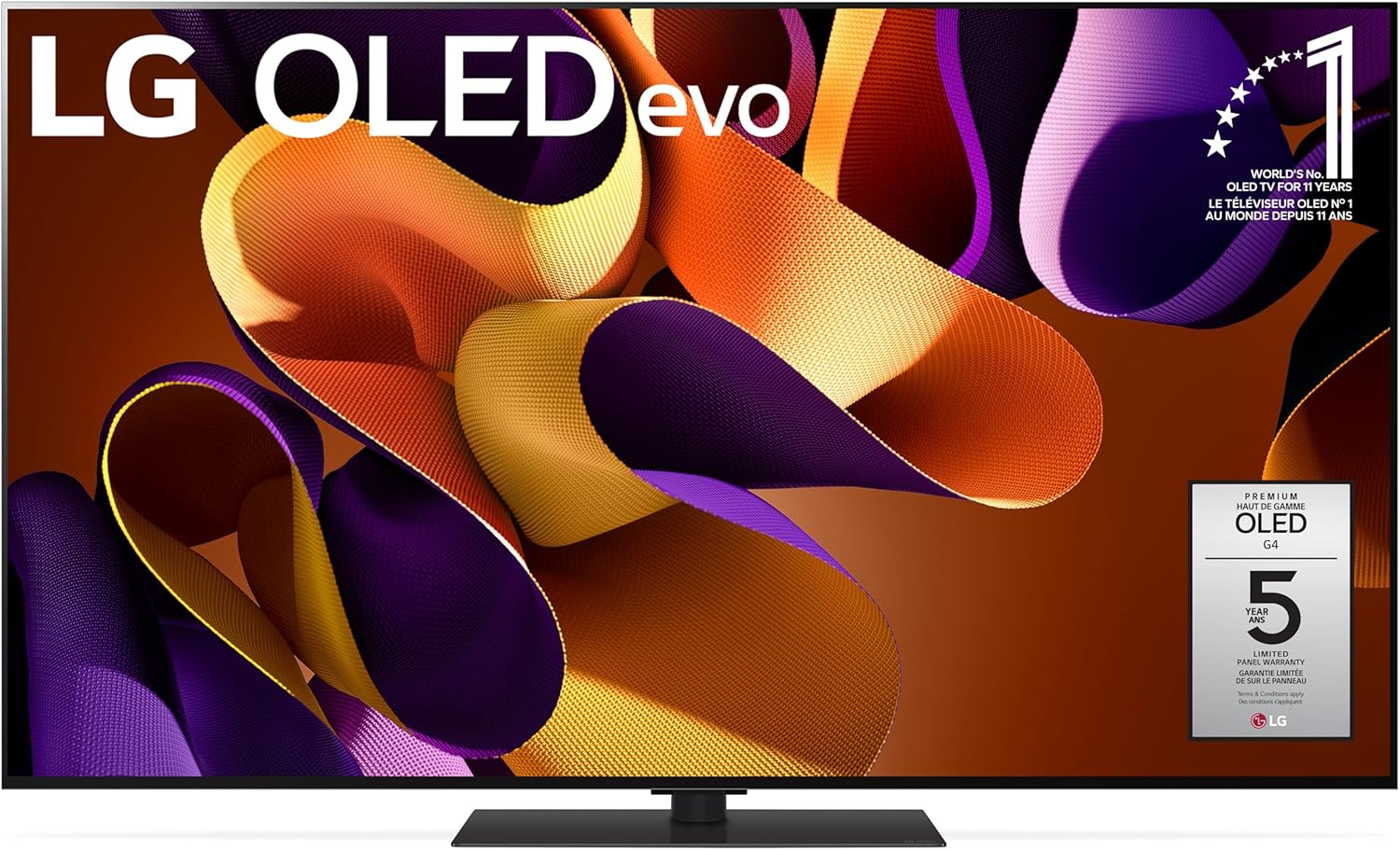 LG 65" G4 OLED evo 4K Smart TV (2024)