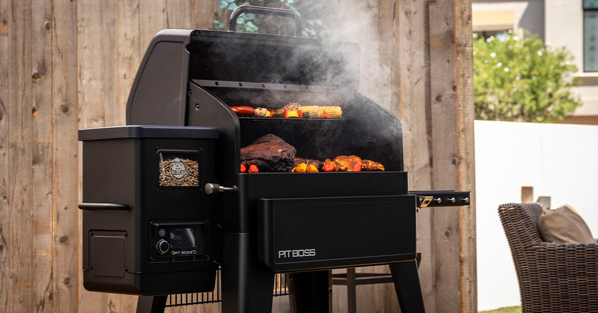 Pit Boss 700FB Wood Pellet Grill with Flame Broiler