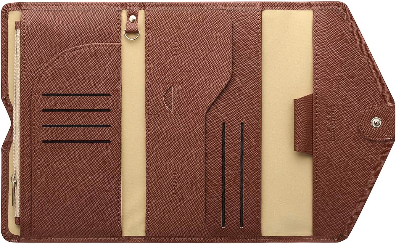 ZOPPEN Multi-Purpose RFID Travel Passport Wallet